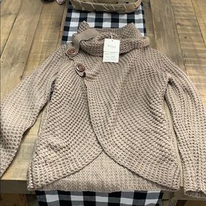 Long sleeve turtleneck sweater